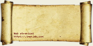 Anđela Kričak vizit kartica